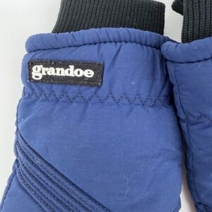Grandoe Kids Youth Winter Snow Gloves Mittens Blue Size XL